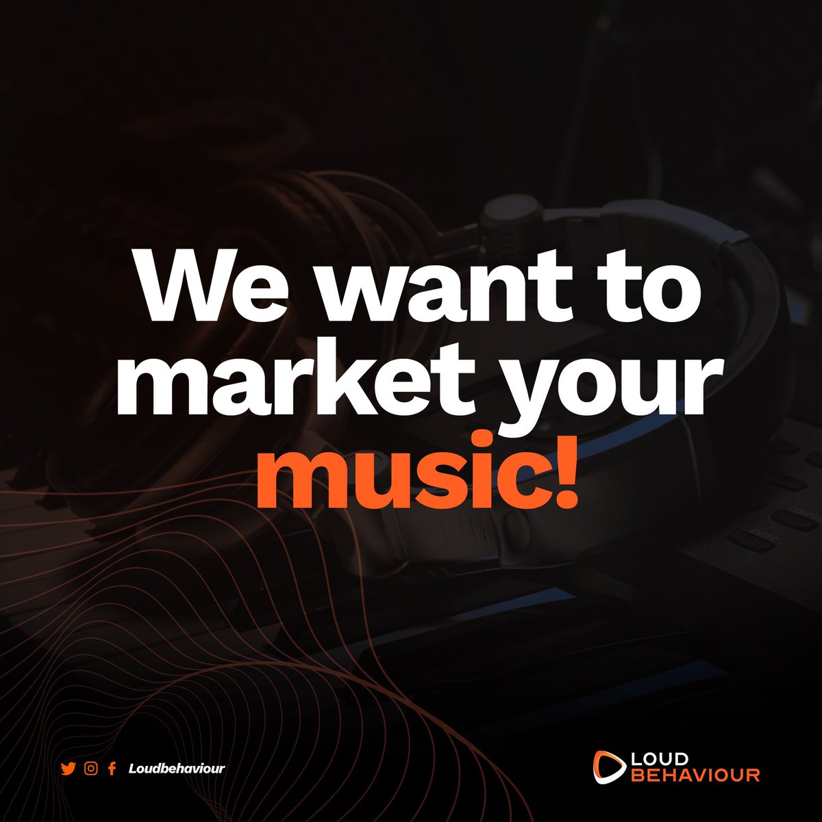 LoudBehaviour's tweet photo. Work with us today!
Letโs promote your music!
.
Visit https://t.co/KUSxfziAWC
.
#LoudBehaviour #Music #MusicPromotion https://t.co/ecumNKBpEk