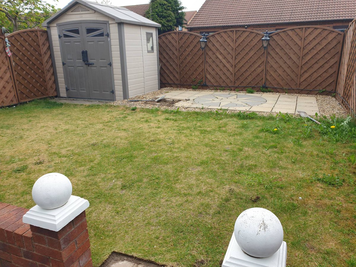 forevergrass's tweet photo. Grass struggling. Patio unused. Open up your garden this summer to enjoy. #artificialgrass #Forevergrass #artificialgrassliverpool https://t.co/81QhdCpJ7J