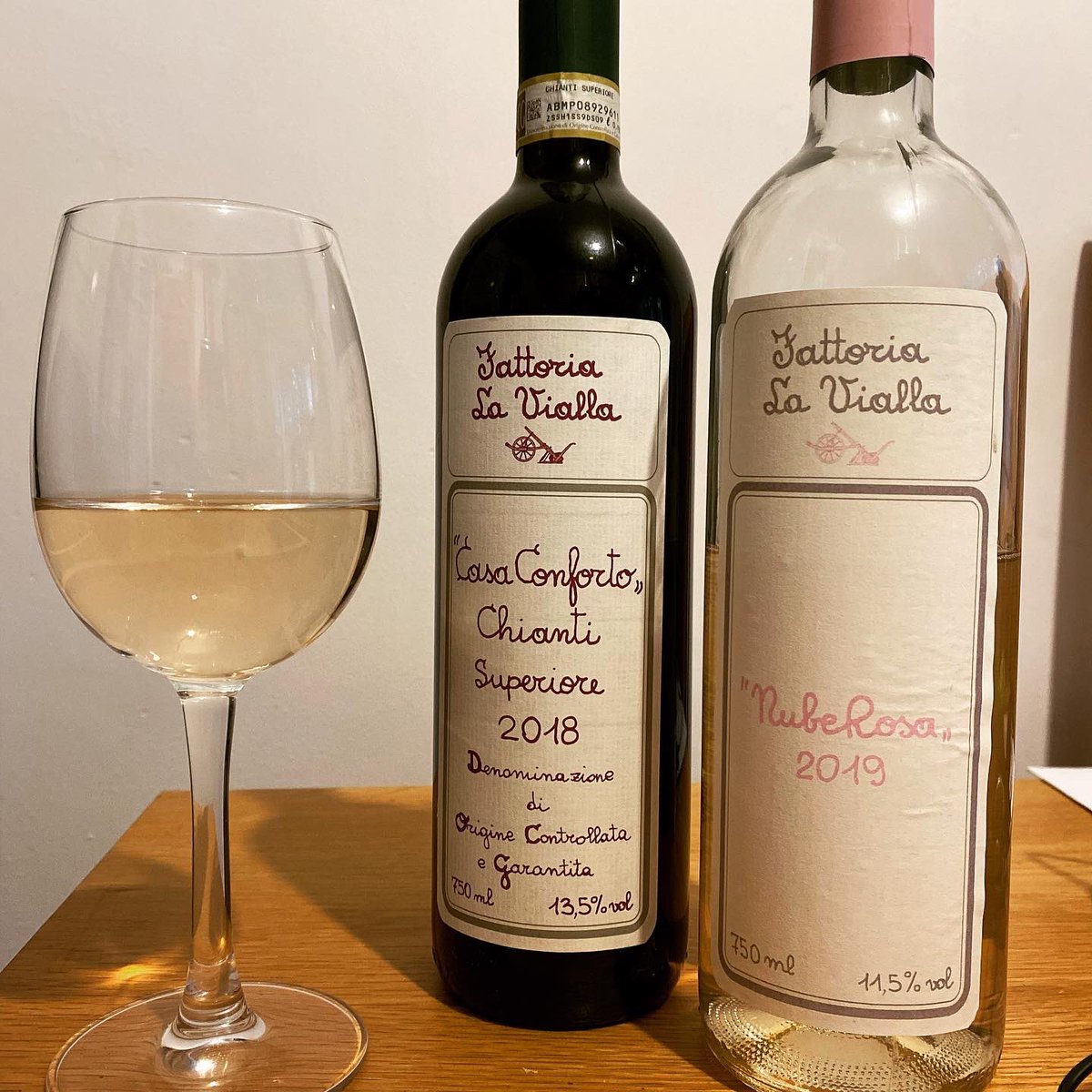 The_Sip_Advisor's tweet photo. A big thank you to @bacchuswinetas1 for inviting me to last nights virtually tasting. It was great to get insight to Fattoria La Vialla. Truly a unique and very informative tasting! The Nuberosa 2019 &amp; Case Conforto Chianti Superiore 2018 were both great wines! #organicwine https://t.co/QDOnsvOIHI