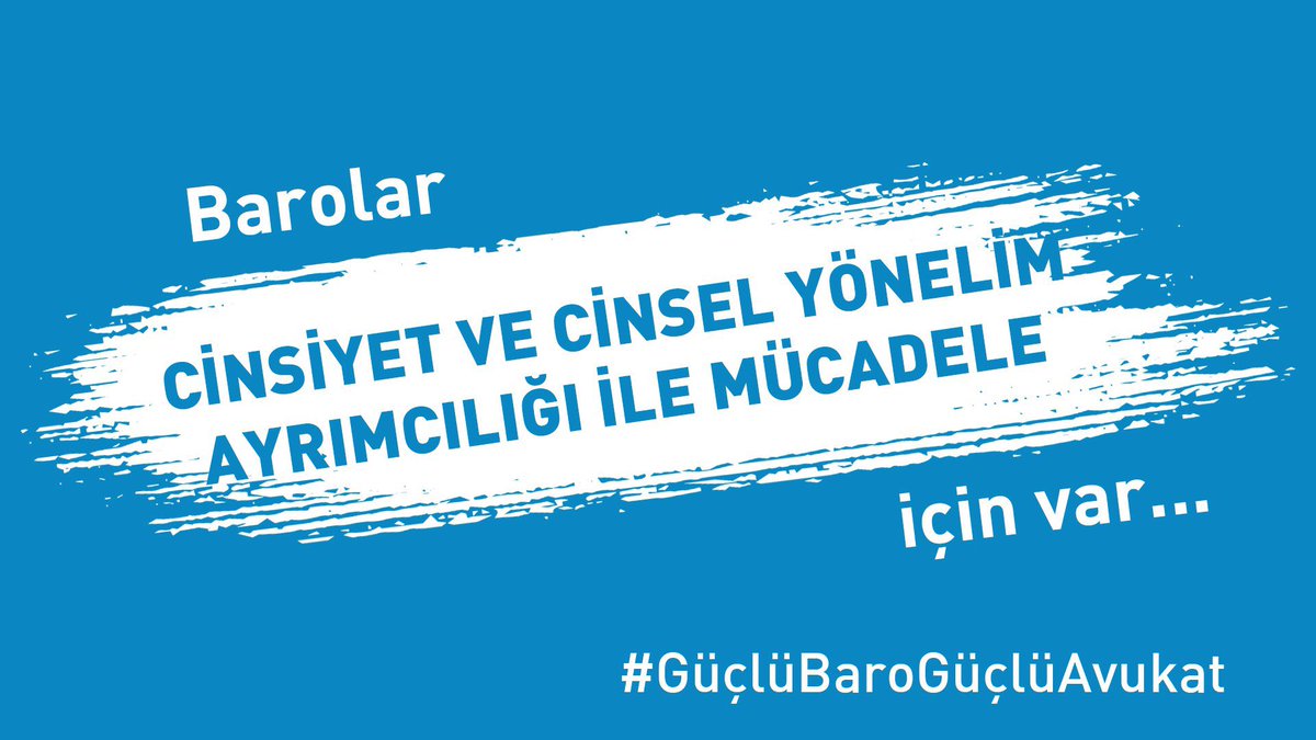 Barolar kadınlar, doğa, can dostlarımız, çocuklar, her türlü ayrımcılık kısaca insan haklarını korumak ve eşit adalet için var.
#GüçlüBaroGüçlüAvukat