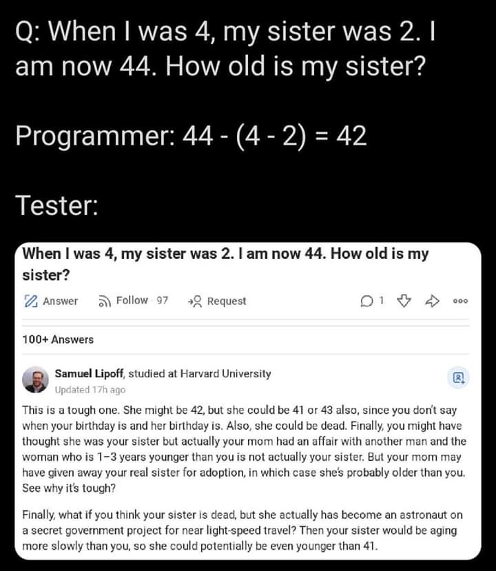 qaandtestingke's tweet photo. QA?? Do you relate https://t.co/LzeWm34vnL