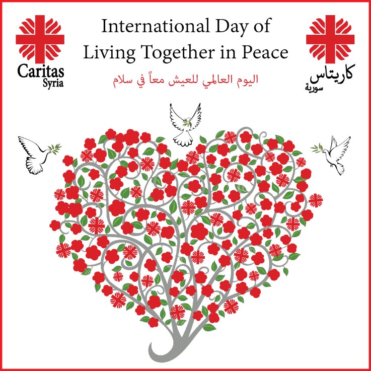 #internationaldayoflivingtogetherinpeace #Peace #Caritas