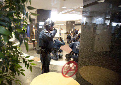 samditzhazy's tweet photo. Dec 11th 2012.
@GovWhitmer led a riot at the Michigan Capital with Jesse Jackson over Right to Work legislation.
Her and her colleagues said: “there will be blood”.
State Police had to bring out tear gas to re-secure the Senate building.
RECALL WHITMER https://t.co/RPAtMJwphE