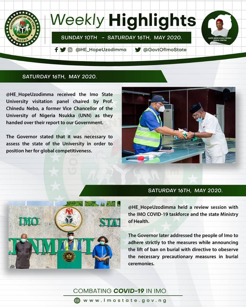 Hope_Uzodimma1's tweet photo. See a highlight of our activities within the week.
Follow the journey.
#GreaterImo
#HopeInImo
#NewImo
#HopeNewElectronicMediaCenter
#The3RsAdministration https://t.co/et01UBgzLZ