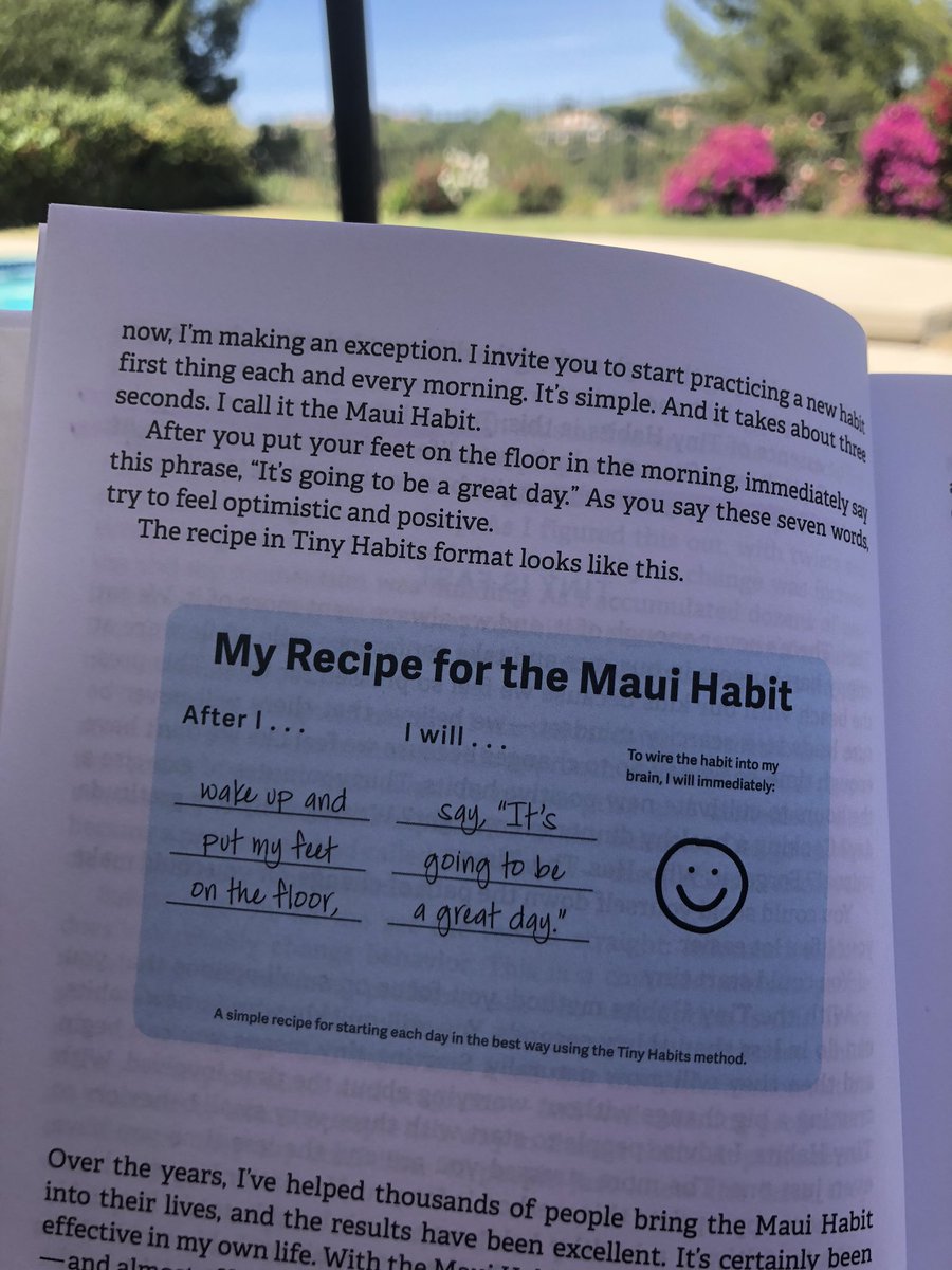ElenaEpstein's tweet photo. Today’s read #positiveenergy #tinyhabits #Mindset #positivemindset https://t.co/NztP5PxhOI