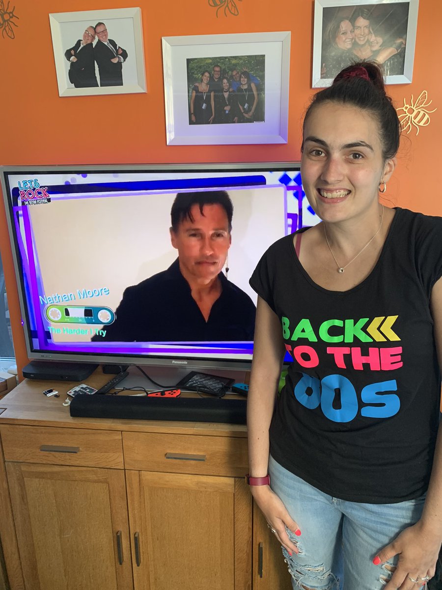 AllottJessie's tweet photo. Loving @iamNathanMoore #80sLockdownfest  loving tonight 😍 https://t.co/fm9i3webC4