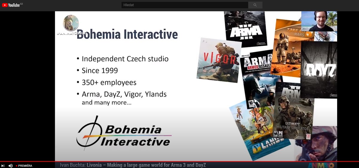 sleeplesscode's tweet photo. Ivan's talk about the making of Livonia terrain is live. NOW. Don't miss it. https://t.co/FvanDv0cch #incredibleguy #truecreator #bohemiainteractive https://t.co/ep2ahCFTZu