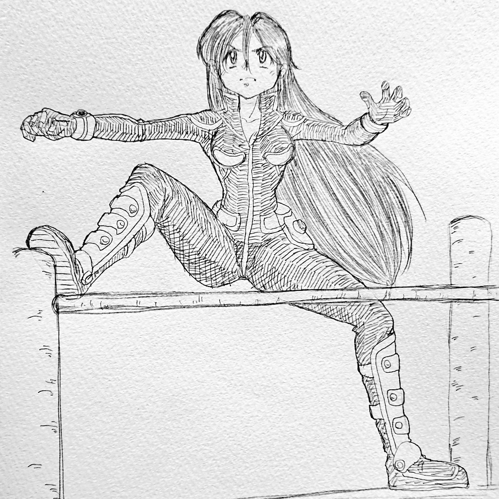 今日の夜のお絵描き 