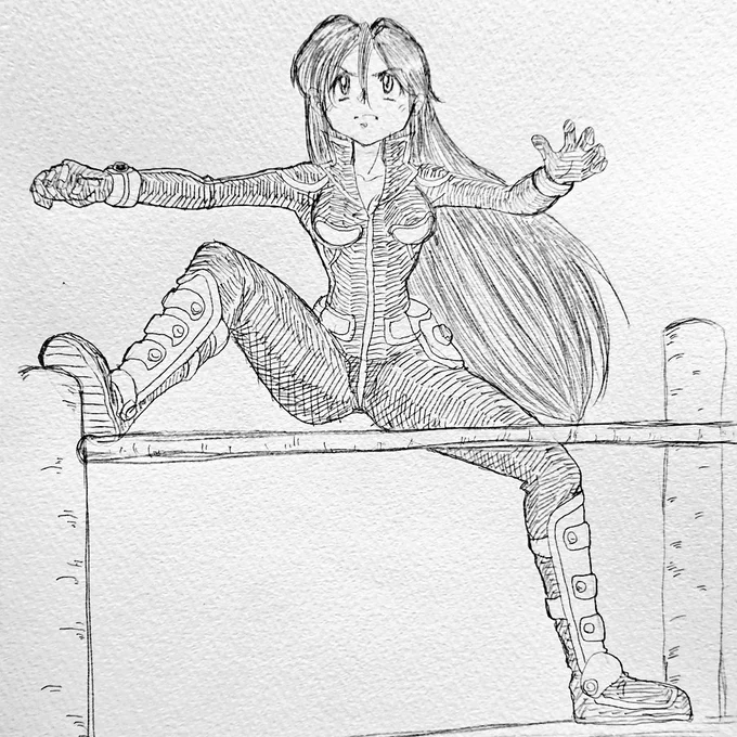 今日の夜のお絵描き 