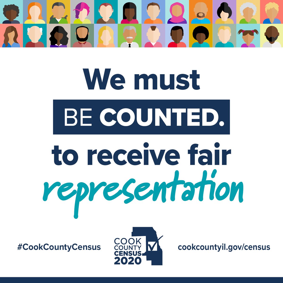 ChiLighthouse's tweet image. Fill out the Census &amp;amp; represent the underrepresented. Your count = Your voice. For more information on how to fill out the 2020 Census, please visit 2020census.gov. #CookCountyCensus #BeCounted