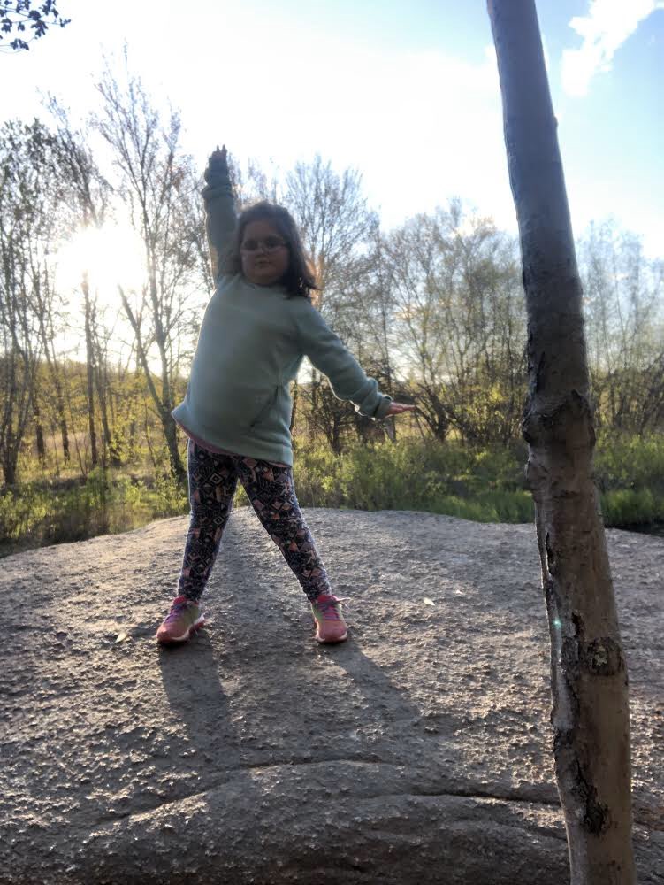 mespechorn's tweet photo. More Jedi Training, yoga and hiking. It’s Physical Fitness month and my students are showing me that fitness matters to them at #memupton #mursd https://t.co/vsqq79A4a8