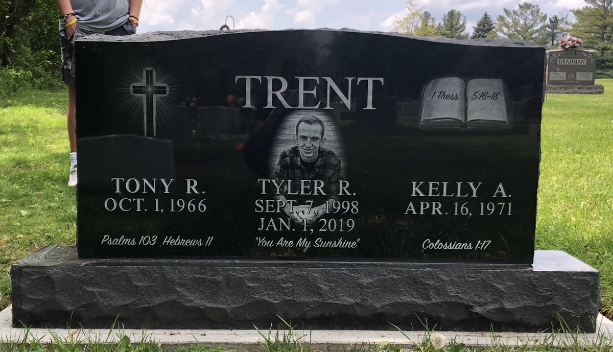 Kat9798's tweet photo. So this happened yesterday!❤️ Thankful it’s finally up, but, boy was it hard too! 💔 @TonyTrent10 @theTylerTrent @theblaketrent @TheEthanTrent https://t.co/vxii3vW0ji