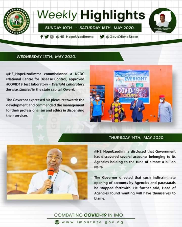 CandlePaschal's tweet photo. HOPE IN IMO:
It has been a Journey of shared prosperity for Ndi Imo.
See a highlight of our activities within the week of His Excellency.
Follow the journey.
#GreaterImo
#HopeInImo
#NewImo
#HopeNewElectronicMediaCenter
#The3RsAdministration https://t.co/iY5gWGayfa