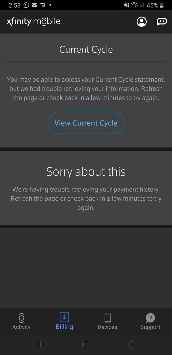 graphhomey's tweet photo. @xfinitymobile It says this... https://t.co/IkMmQEkULT