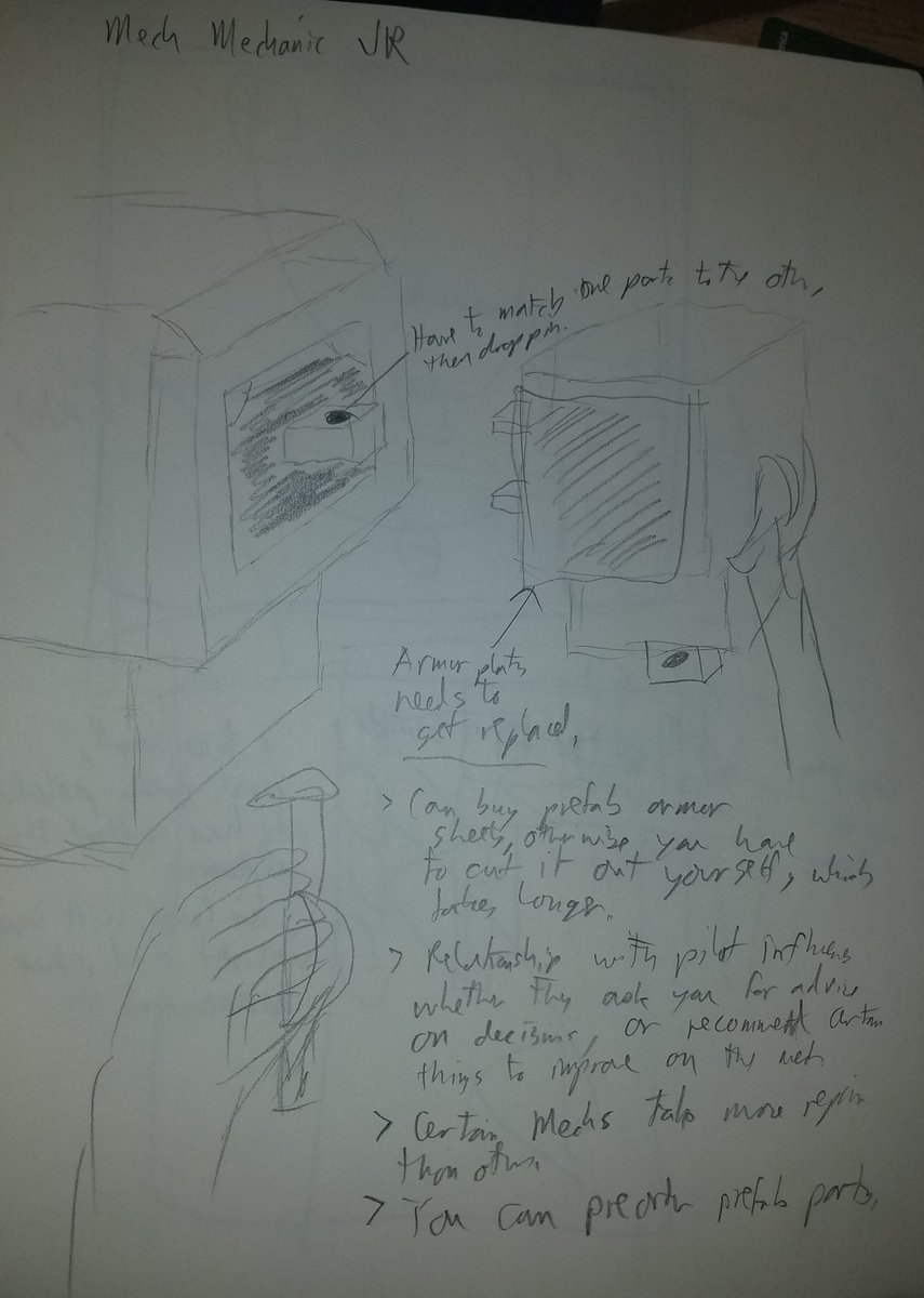 AthaFox's tweet photo. I had another game idea for a mech mechanic vr game I'd love to do some day. If someone else does it let me know I'd love to play this. https://t.co/FMtJbeVi5s
