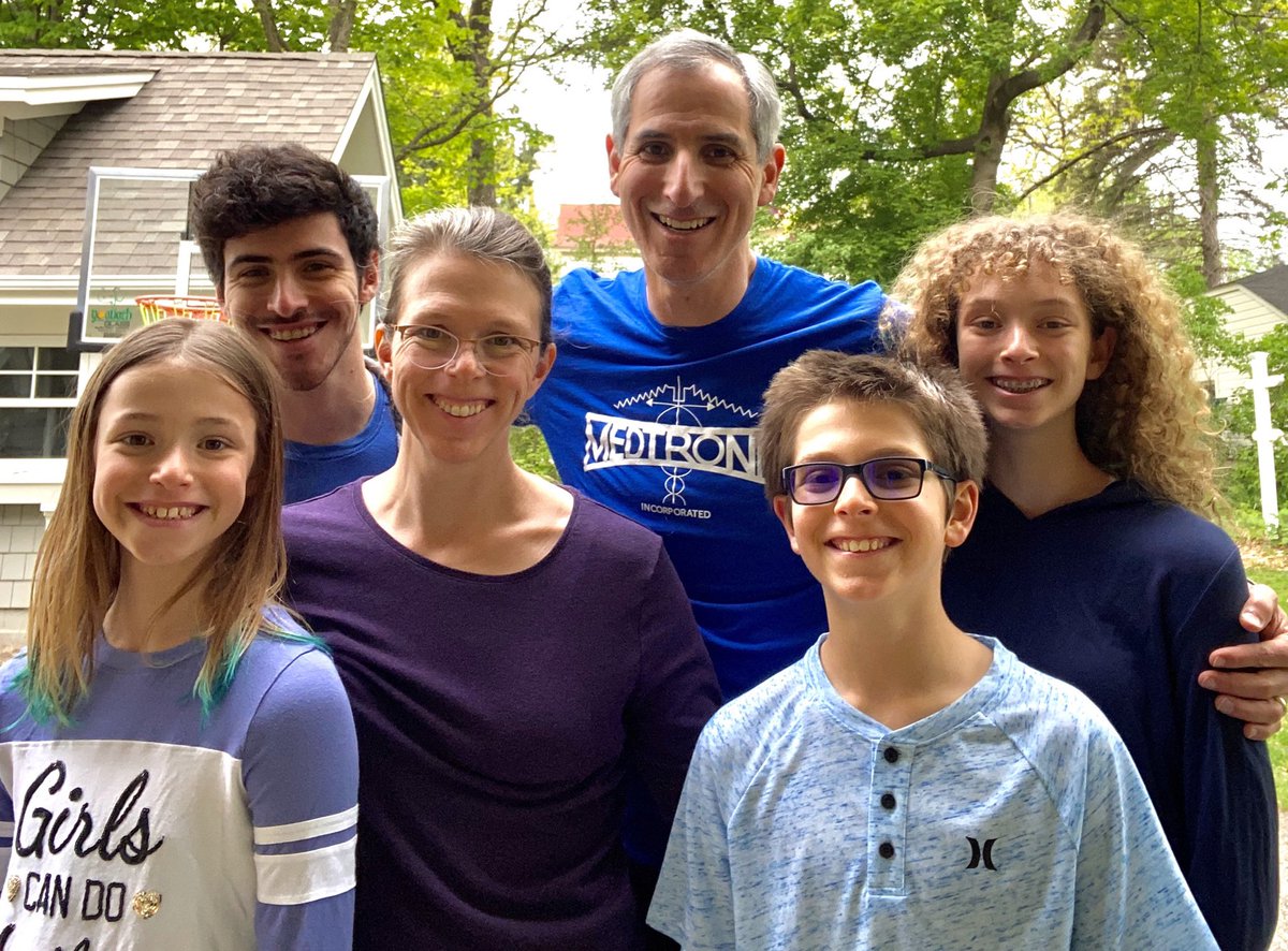 Nice family walk today to support <a href="/American_Heart/">American Heart Association</a> #TCHeartWalk. Thank you <a href="/MDTFoundation/">Medtronic Foundation</a> for generous match!