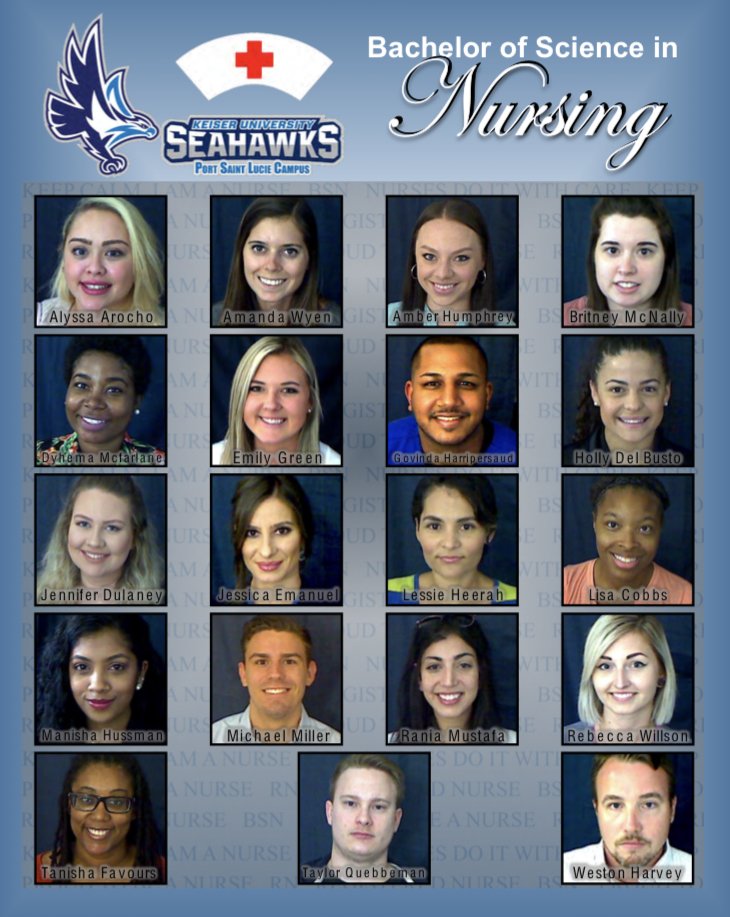 KeiserU's tweet photo. KeiserU #PortStLucie would like to CONGRATULATE the 1st cohort of BSN students!
These students are now ready to enter the healthcare field during these challenging times.
#KeiserPortStLucie #keisergrad #keiseralumni #Keisercares #Keisernurses #KUhealthcarehereos https://t.co/bHXHlDb0Wt