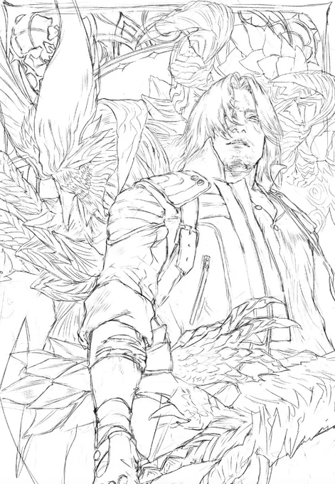 Dante FanArt Process 