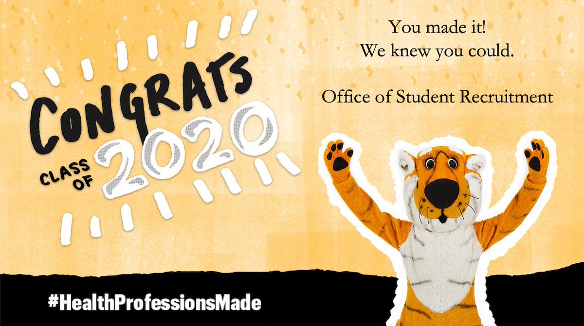 MUSHPAmbassador's tweet photo. Lastly, we want to give a big CONGRATS to the class of 2020. We are so proud of you! Best of luck in your futures as health professionals. Congratulations! #HealthProfessionsMade #MizzouMade 🐯✨🎓💛👏🏼 https://t.co/7HkAvctZAj