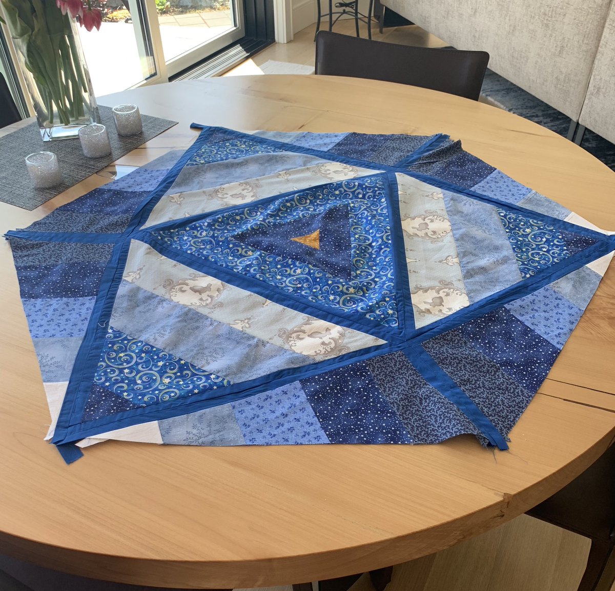Stardustandash's tweet photo. Y’all I’m thinking (when I have these finished) of maybe doing commissions for these lap quilts! https://t.co/dVgnAoQubq