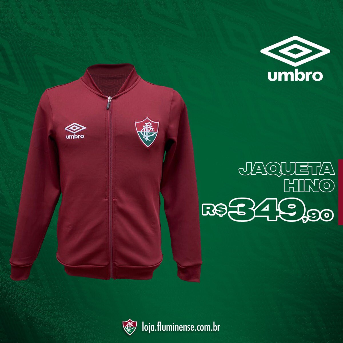 jaqueta hino fluminense