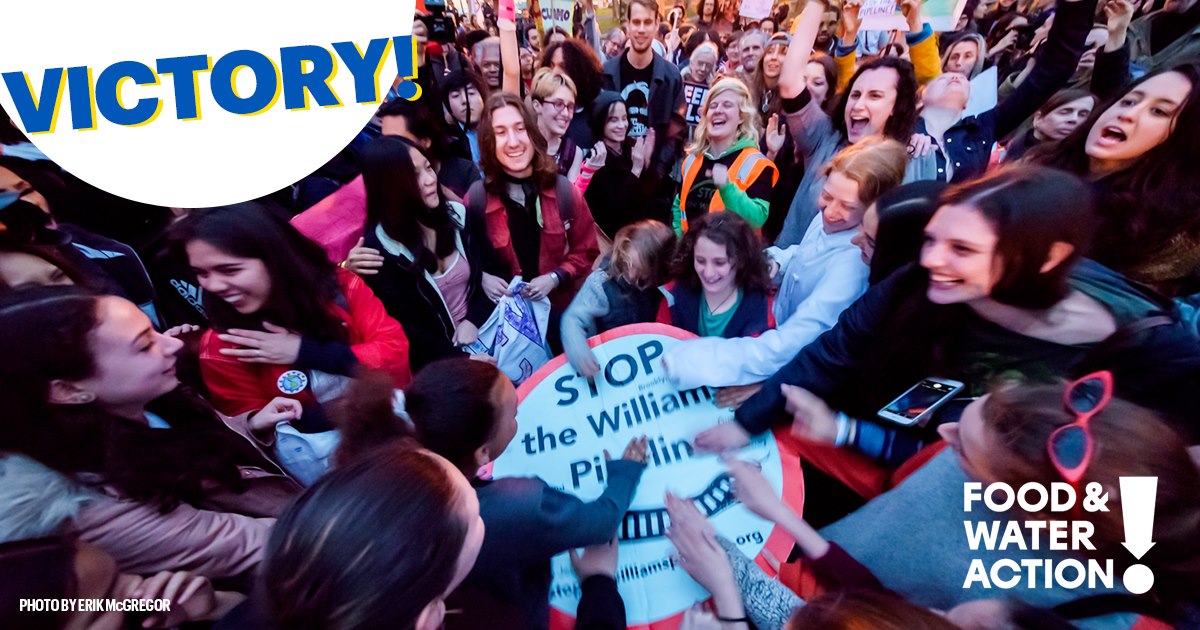 FWWVirginia's tweet image. Big news in NY. WE WON!

After 3 years of fighting the Williams Pipeline, Gov. Andrew Cuomo struck down the fracked gas pipeline proposed to run alongside NYC shores. 

HUGE victory for the climate movement! Next up VA's unnecessary pipelines! @GovernorVA #NoACP #NoMVP #HIPCheck