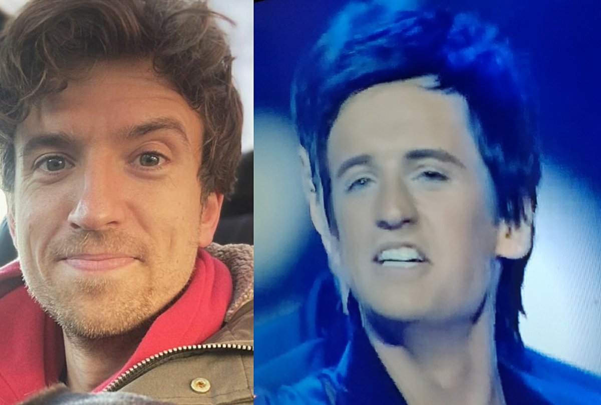 Having a DIY @Eurovision night with friends and the Belarus entry from 2007 looks a little familiar... @gregjames #doppleganger #eurovision2020 #Eurovision #eurovisionlockdown