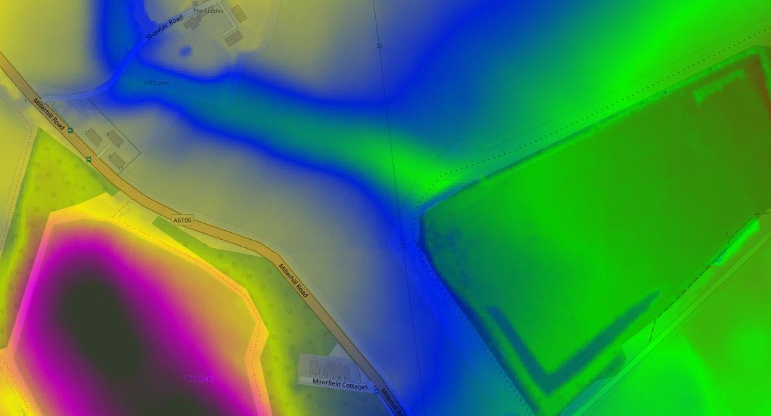 Especially at the bit which was originally a burn