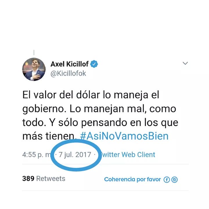 Veromer19's tweet photo. Además de pelotudos desmemoriados... y ahora???? El dólar por las  nubes. Gracias científicos 
@Kicillofok https://t.co/OvkfNR6x2K