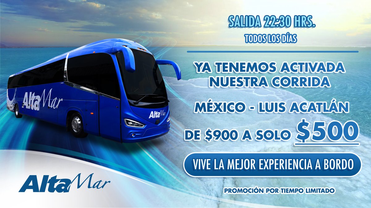 Autobuses Altamar tweet media
