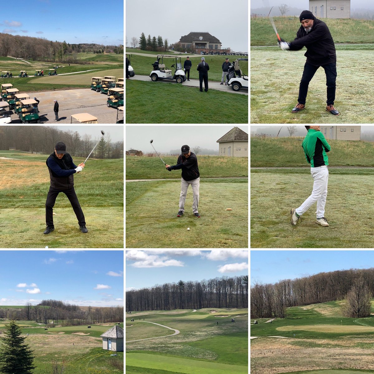 What a gorgeous day to start off the 2020 Season! Our first group of members officially kicked things off first thing this morning! #PlayWell #PlaySafe <a href="/ClubLink/">CLUBLINK</a>