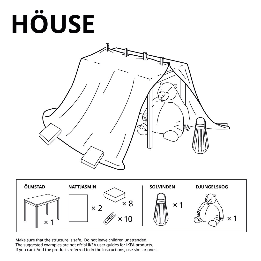 kiiwiit_es's tweet image. IKEA lanza esta campaña en Rusia  para entretener a sus clientes durante el confinamiento.

Basta con tener en casa algunos de sus productos para dar vida a estas construcciones

Se ha publicado en un formato igual que el de sus famosas instrucciones

#kiiwiiT🥝 #IKEA #Cuarentena