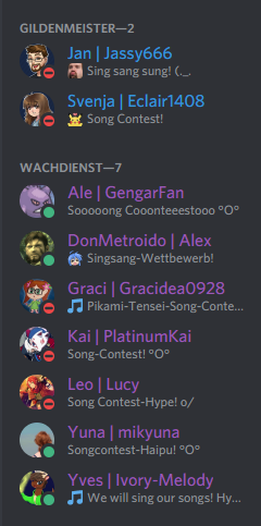 Eclair1408's tweet photo. Wir haben heute ein großes Community-Event auf unserem Discord-Server durchgeführt, quasi als Ersatz für den ESC. Fast 6h lang wurde gesungen und gelacht, mit ~70 Leuten im Voice. 
Wir haben echt eine unglaubliche Community, dass sowas reibungslos möglich ist <3 https://t.co/ppDCBxBN6k