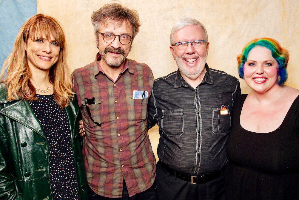 This grouping of photos pretty well sums up what I loved about #LynnShelton. Silly. Warm. Open. Greeted me with the hug the very first time I met her. I am stunned and heartbroken. What an incredible woman. Please go and watch her movies.