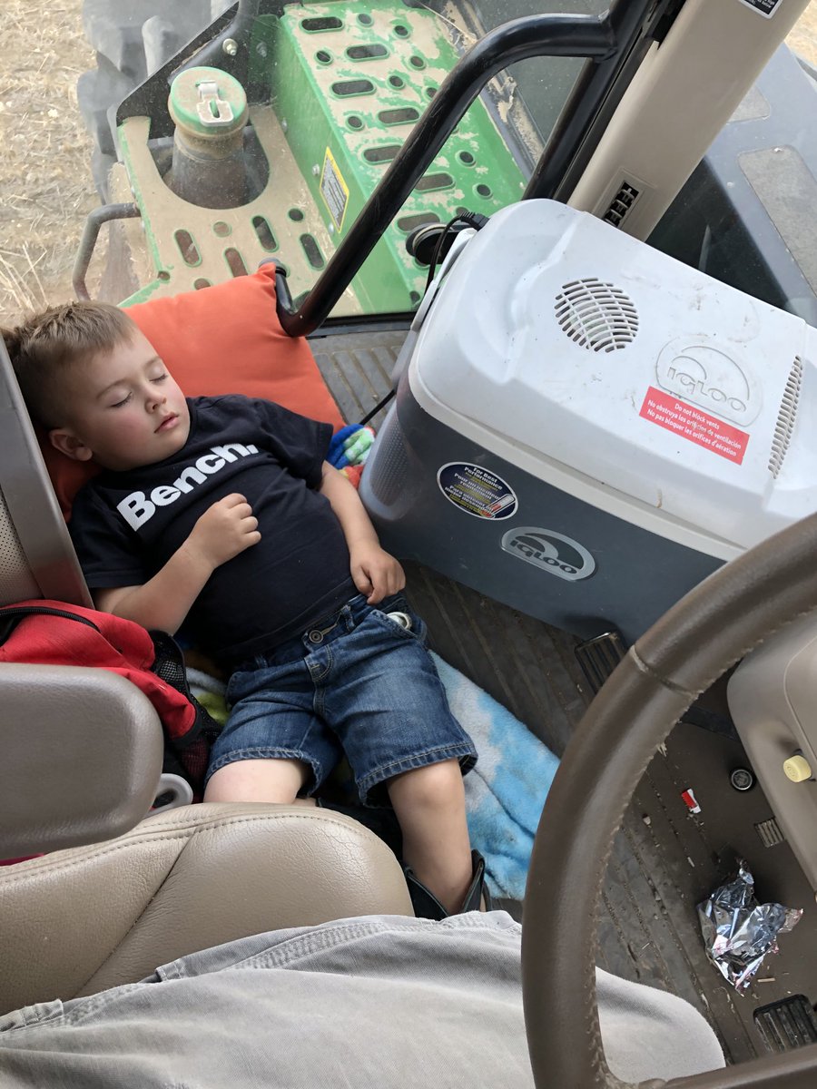 I need to pack less lunch and supper or we are going to need a bigger cabbed tractor.