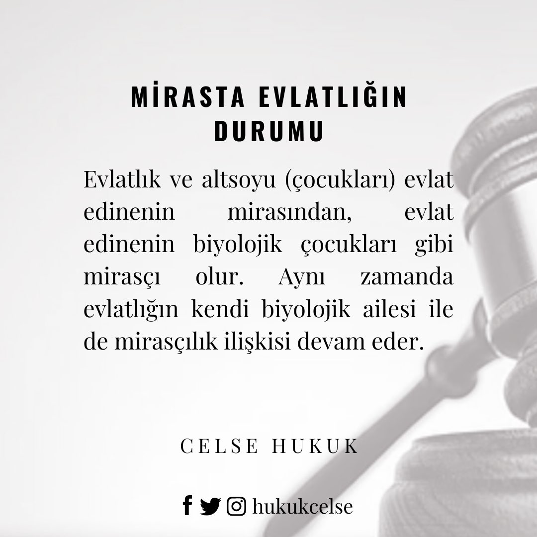 Mirasta Evlatlığın Durumu

#chbilgi #celsehukuk #hukuk #hukukibilgi #hukukibilgiler #hukukisorular #mirashukuku #medenikanun #miras #evlatlık  #evlatlığınmirasçılığı