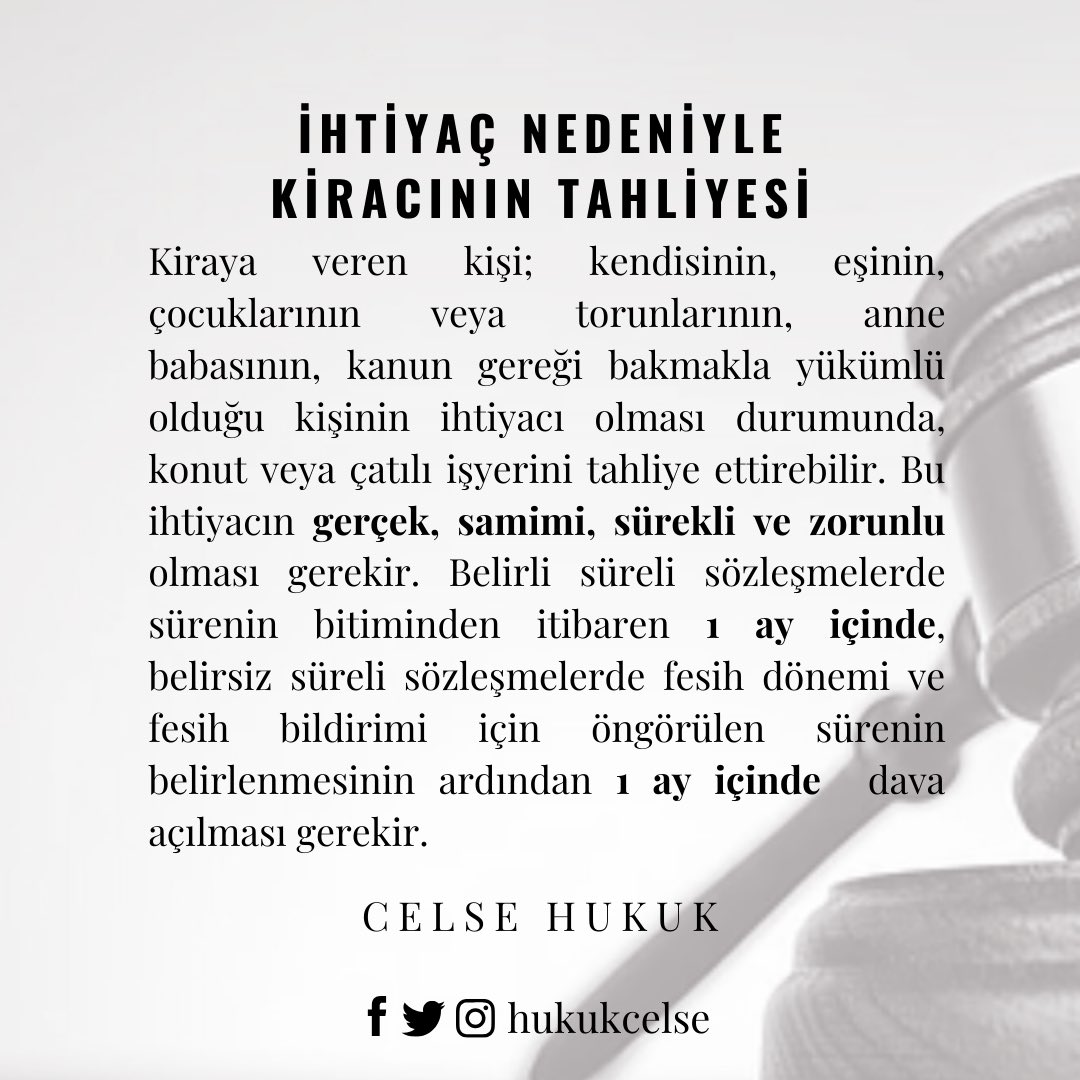 İhtiyaç Nedeniyle Kiracının Tahliyesi

#chbilgi #celsehukuk #hukuk #hukukibilgi #hukukibilgiler #hukukisorular #medenikanun #borçlarhukuku #borçlarkanunu #sözleşme #kira #kirasözleşmesi #konutkirası #kiracı #evsahibi #mülksahibi #tahliye #tihtiyaçnedeniyleahliye