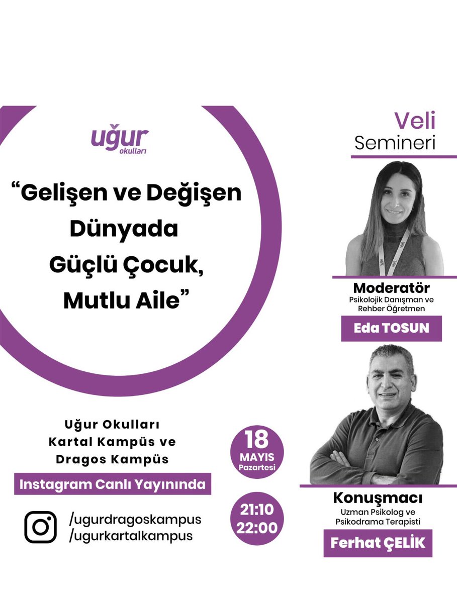 Pazartesi akşamı hep birlikte instagram hesabımızdayız💜