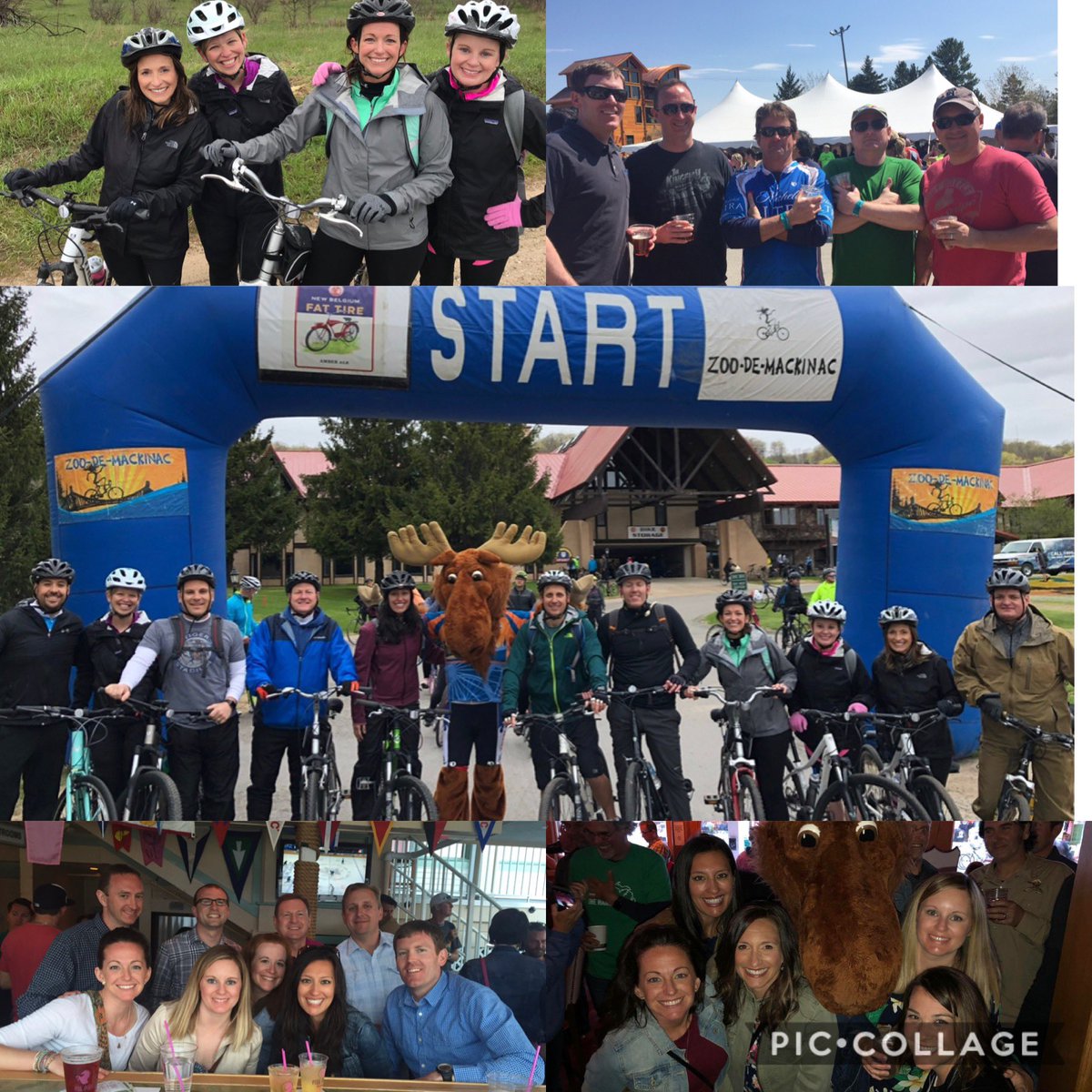 MPSbiedermann's tweet photo. Welp... we should be biking 52 miles today, from Boyne to Mackinaw City... 🙁 The run was just not as much fun!!! #IMissZooDeMac #ZDM2020 #LegsInn @KatQuain @skawala4 @kawala33 @JimboCottone @CottoneMegan @HowellGould #MEMSPAFitness https://t.co/KwpMtnvm2g