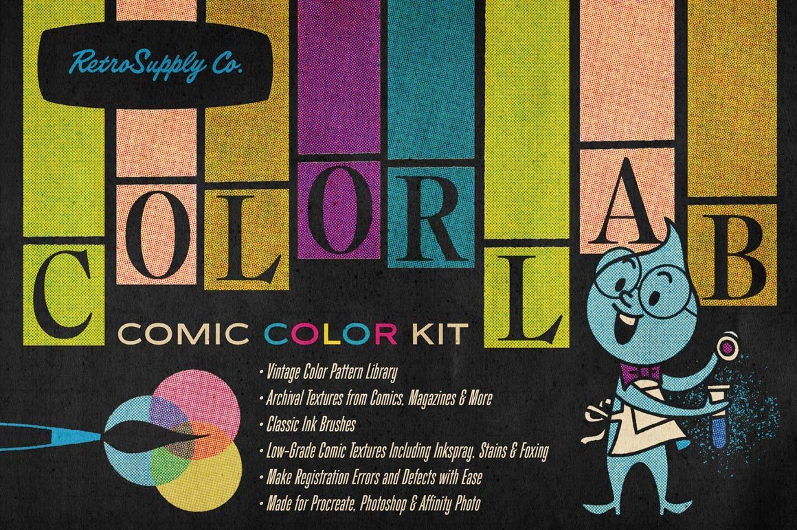 ItsDaveClayton's tweet photo. I am a HUUUUUUGE fan of @RetroSupplyCo and once again they have smacked this out of the park!! If you use Procreate (and Photoshop or Affinity) the you MUST check this pack out from RetroSupply! Absolute game changer 👉 https://t.co/2NPey4jklr - use BURGER20 to get 20% off. https://t.co/MFu77LRkAP