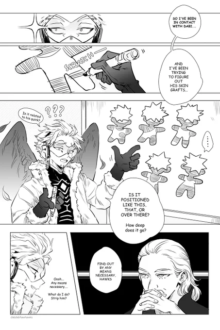 ?️?? Mission: investigate Dabi's skingrafts (+ roasting)
#荼毘ホ #ヒロアカ #dabihawks #hawks #dabi #bnha 