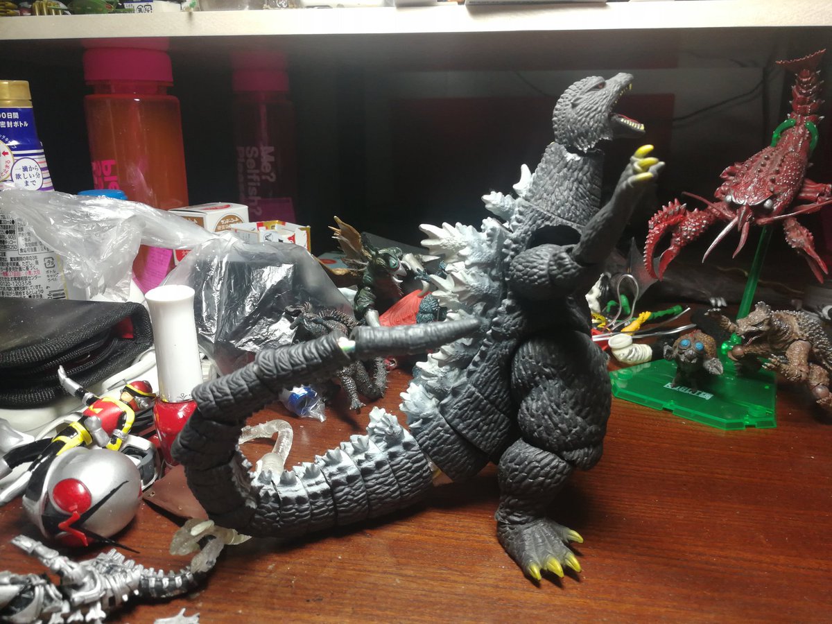 ゴジラ(カスタム) ゴジラ #ゴジラ2004 #FWゴジラ #ソフビ改造 バンダイのFWゴジラ
