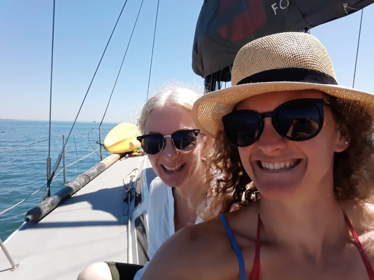 Friends day out sailing on the Southern tip of Africa some days before the lockdown came into effect. #lastnormalphoto #misstheocean #lovecapetown