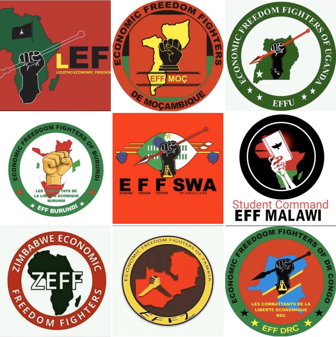 juszmeee's tweet photo. By not upsetting any country except sacrificing South Africans this is how EFF is planning their borderless nonsense, South Africans are currently not the priority of the EFF their plan conquer Africa at the expense of SAcns #PutSouthAfricaFirst 
#PutSouthAfricansFirst https://t.co/gSf7Wr119x