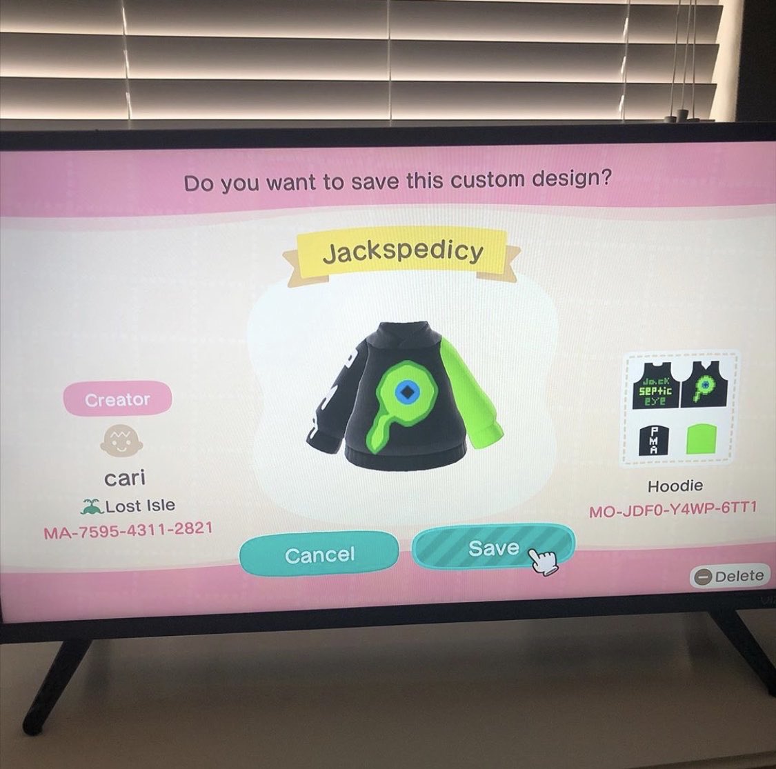 NorthCaroline_1's tweet photo. I made a custom hoodie design for you :) MO-JDF0-Y4WP-6TT1 @Jack_Septic_Eye #septicslider https://t.co/JQE9yNU97X