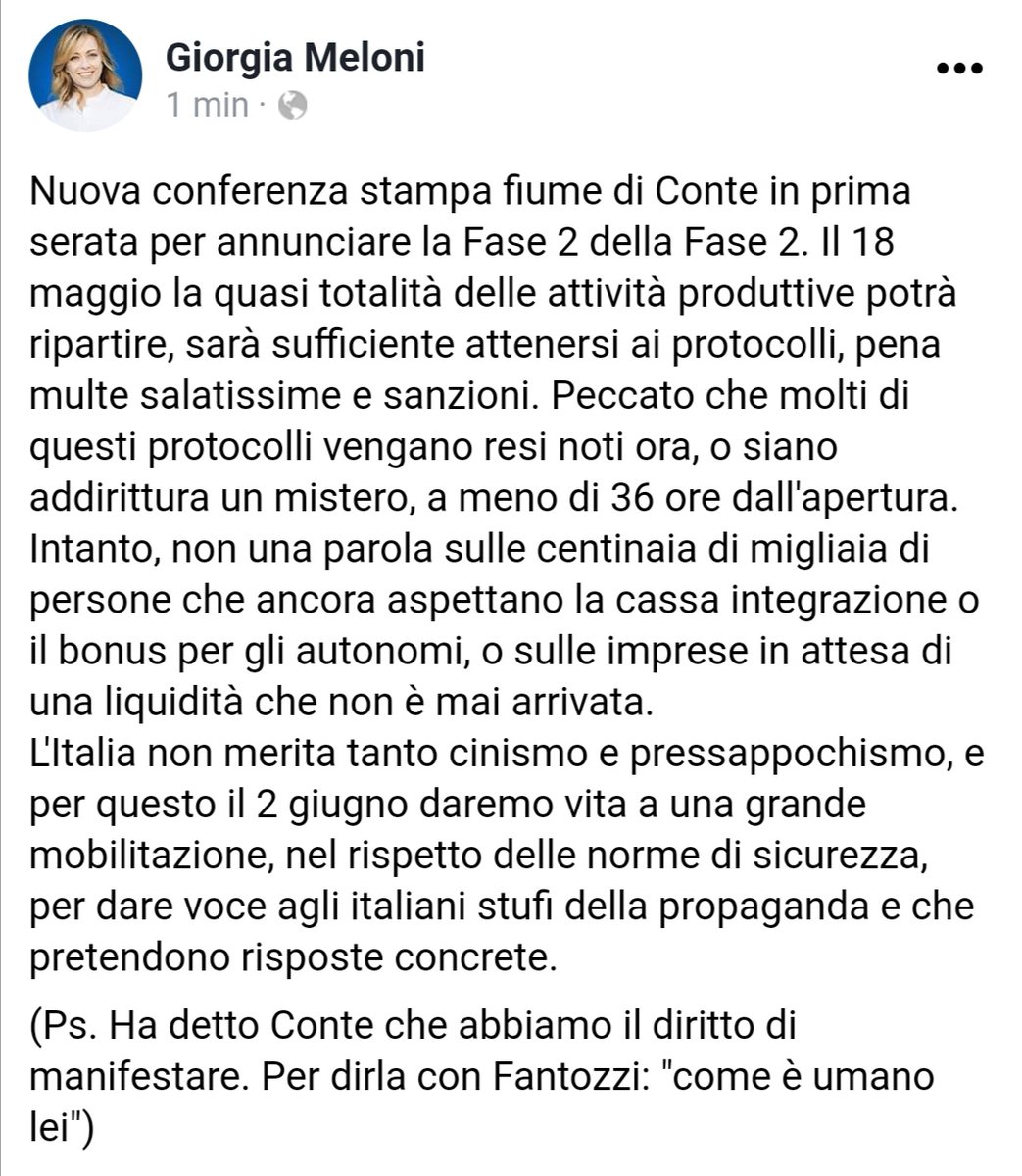 Giorgia Meloni tweet media