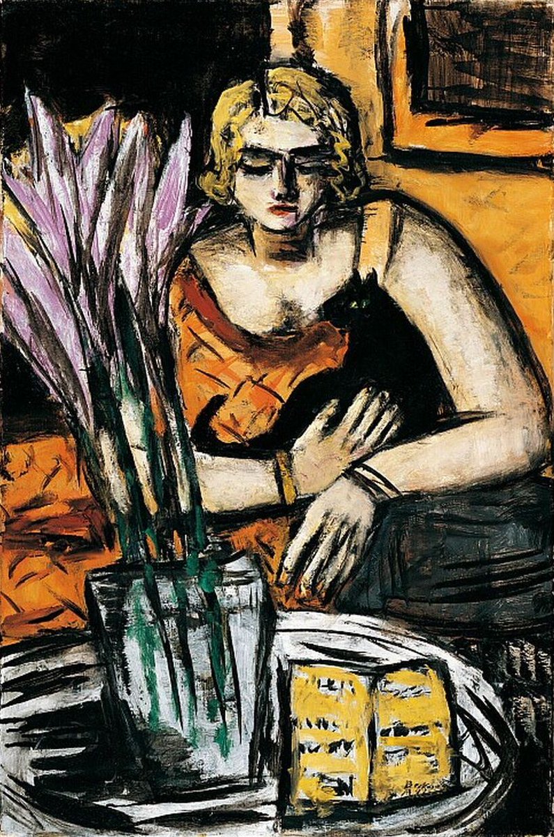 Max Beckmann - Woman with Cat - 1942