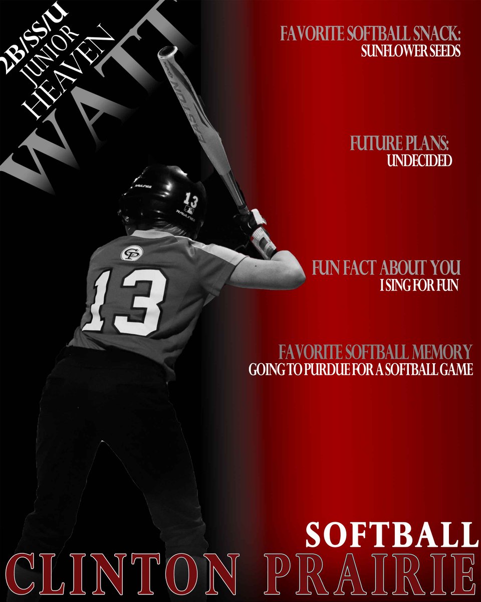 Today's Lady Gopher is Junior Heaven Watt. Playing JV SS and 2nd base last season, we brought Heaven up to Varsity to be a pinch runner(She's fast!)!  Heaven shined in this job, and is proud to be a Utility Player (can play anywhere the coach needs her). A team player for sure!