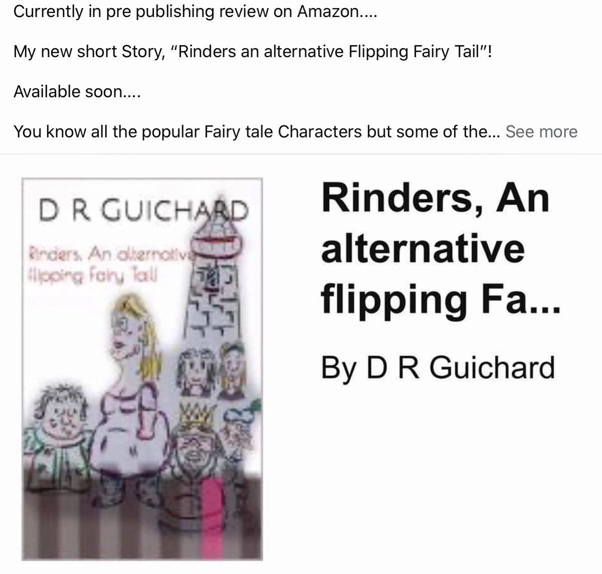 #newbook available soon @Amazon3PSellers “Rinders an alternative flipping Fairy Tail” .... #fairytail #youngadult #read #Reading #readers #adults #AlternativeEducation #ebook #EurovisionShineALight @Freetodream80