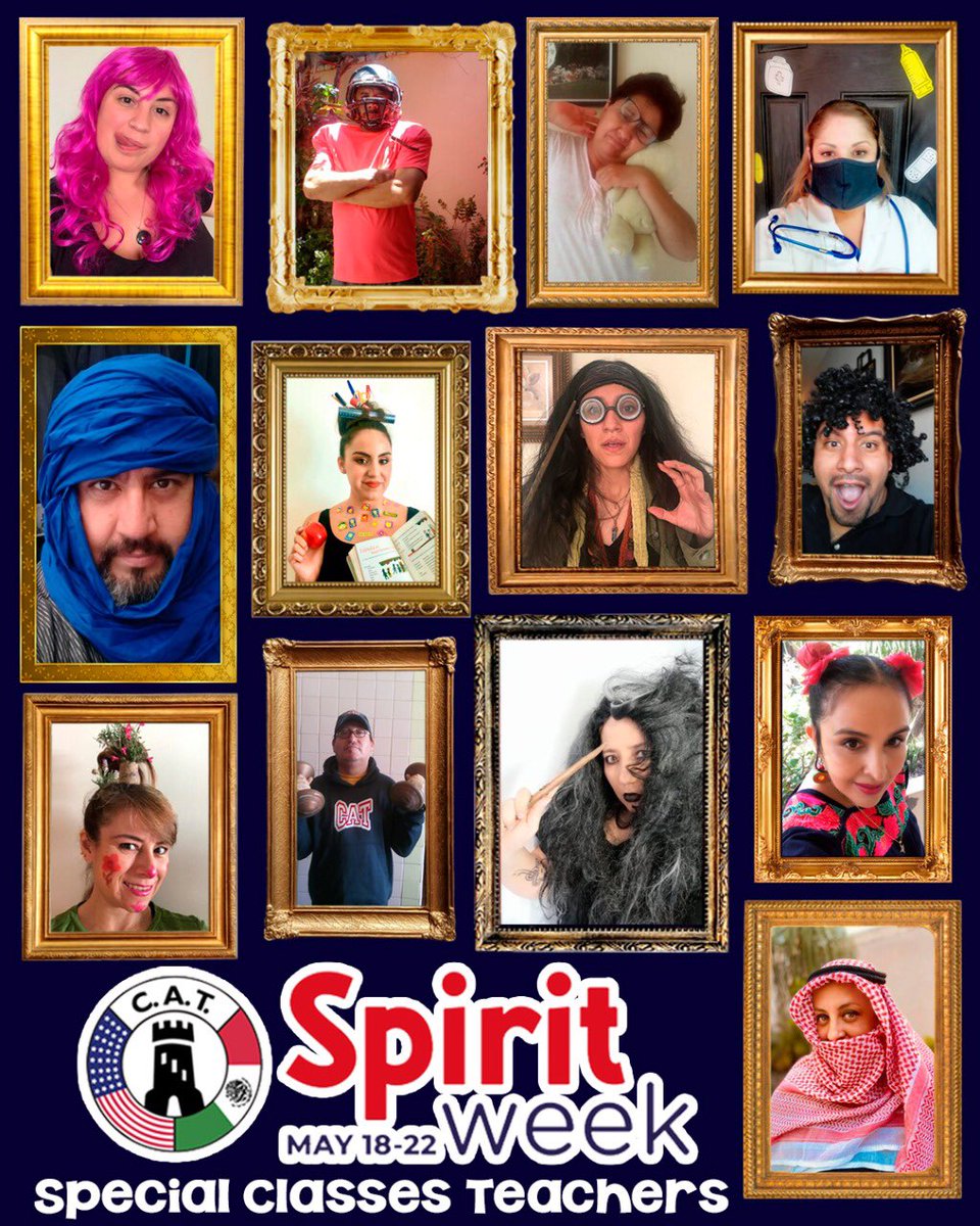 CATtorreon's tweet photo. Spirit Week! Come to your online classes dressed up! https://t.co/LtFZVPzLdU